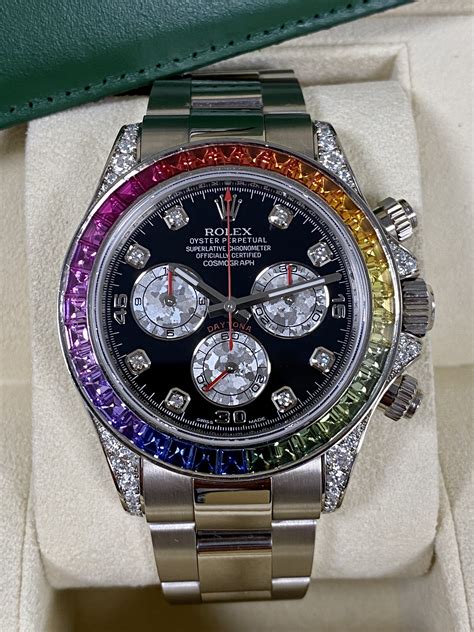 rolex daytona open back|rolex daytona rainbow 2022.